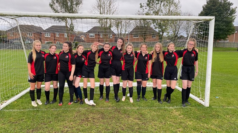 Easington year 8 and 9 girls football