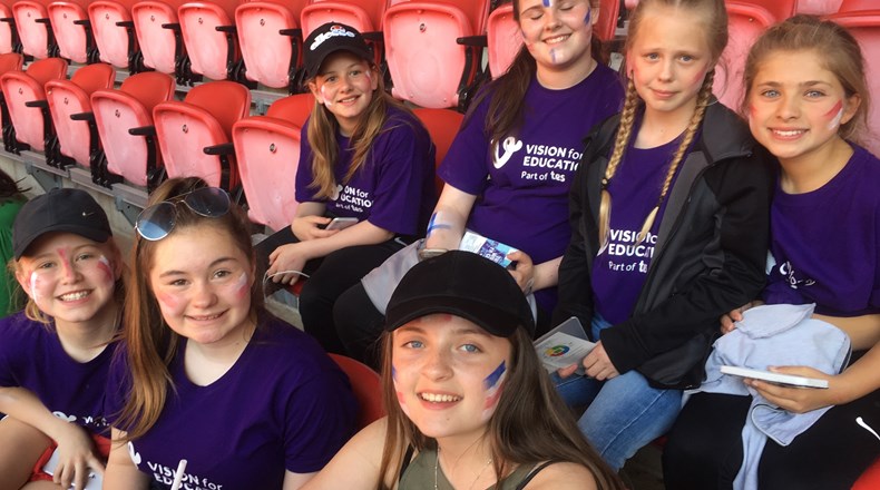 Girls enjoy Wembley trip