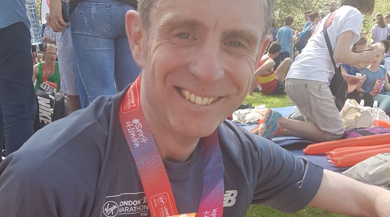 Mr Stainsby completes London Marathon