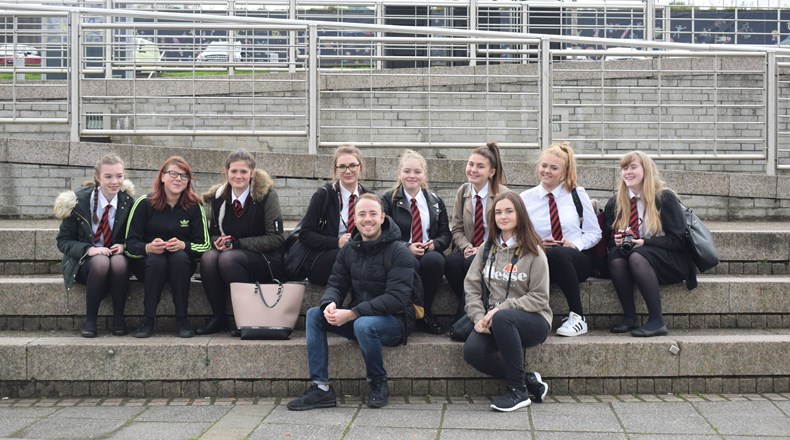 Art students visit Newcastle