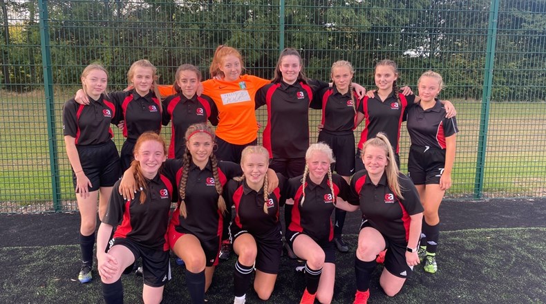 Under 16 girls football