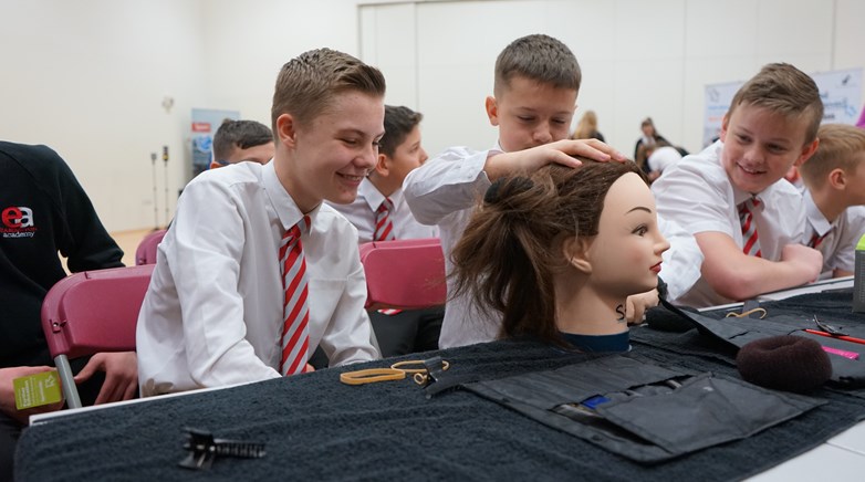 Year 8 options hair and beauty